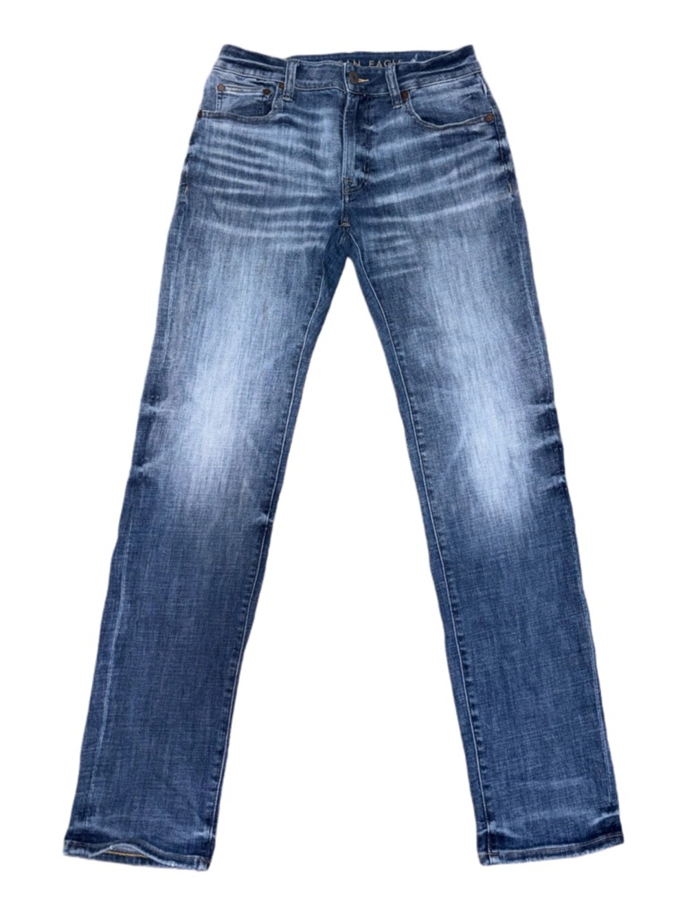 American Eagle - 29x34 Men’s Faded Indigo Straight Jeans